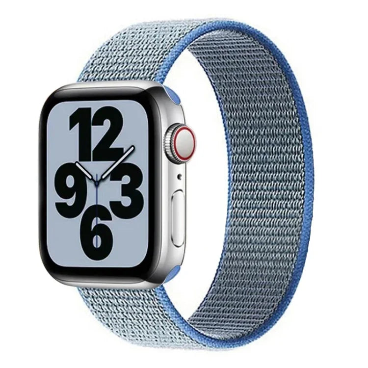 Nylon-Ersatzarmband mit einfacher Schlaufe, Größe: L 165 mm für Apple Watch Series 6 &amp; SE &amp; 5 &amp; 4 44 mm / 3 &amp; 2 &amp; 1 42 mm, L 165 mm 44 mm / 42 mm