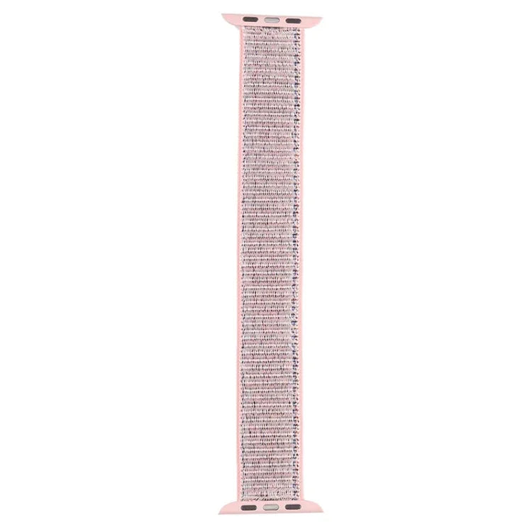 Nylon-Ersatzarmband mit einfacher Schlaufe, Größe: L 165 mm für Apple Watch Series 6 &amp; SE &amp; 5 &amp; 4 44 mm / 3 &amp; 2 &amp; 1 42 mm, L 165 mm 44 mm / 42 mm