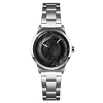 SKMEI 9210 Damen Business-Uhr, schlichte 3D-Zifferblatt- Quarzuhr, für Damen