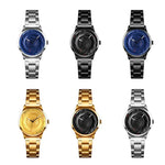 SKMEI 9210 Damen Business-Uhr, schlichte 3D-Zifferblatt- Quarzuhr, für Damen
