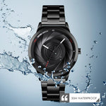 SKMEI 9210 Damen Business-Uhr, schlichte 3D-Zifferblatt- Quarzuhr, für Damen