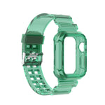 Integriertes Ersatzarmband aus Silikon für Apple Watch Series, 7 41mm / 6 & SE & 5 & 4 40mm / 3 & 2 & 1 38mm, 7 45mm / 6 & SE & 5 & 4 44mm / 3 & 2 & 1 42mm