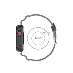 Integriertes Ersatzarmband aus Silikon für Apple Watch Series, 7 41mm / 6 & SE & 5 & 4 40mm / 3 & 2 & 1 38mm, 7 45mm / 6 & SE & 5 & 4 44mm / 3 & 2 & 1 42mm