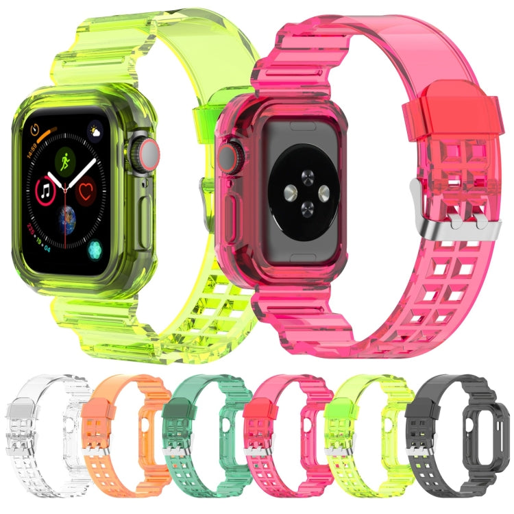 Integriertes Ersatzarmband aus Silikon für Apple Watch Series, 7 41mm / 6 & SE & 5 & 4 40mm / 3 & 2 & 1 38mm, 7 45mm / 6 & SE & 5 & 4 44mm / 3 & 2 & 1 42mm