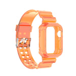 Integriertes Ersatzarmband aus Silikon für Apple Watch Series, 7 41mm / 6 & SE & 5 & 4 40mm / 3 & 2 & 1 38mm, 7 45mm / 6 & SE & 5 & 4 44mm / 3 & 2 & 1 42mm