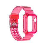 Integriertes Ersatzarmband aus Silikon für Apple Watch Series, 7 41mm / 6 & SE & 5 & 4 40mm / 3 & 2 & 1 38mm, 7 45mm / 6 & SE & 5 & 4 44mm / 3 & 2 & 1 42mm