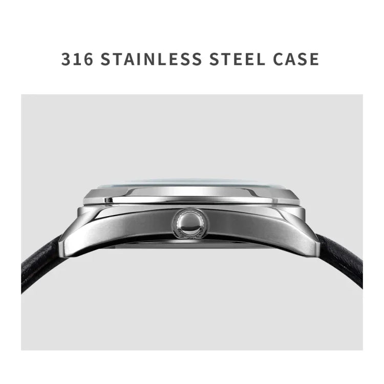 SKMEI Q029 Damen Quarzuhr mit Telefonnummern-Zifferblatt und Lederarmband