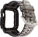 Gradient TPU Integrated Case Strap For Apple Watch Series 9 / 8 / 7 45mm / 6 / 5 / 4 / Watch SE 44mm / Watch 42mm, For Apple Watch Series 9 / 8 / 7 45mm / 6 / 5 / 4 / Watch SE 44mm / Watch 42mm