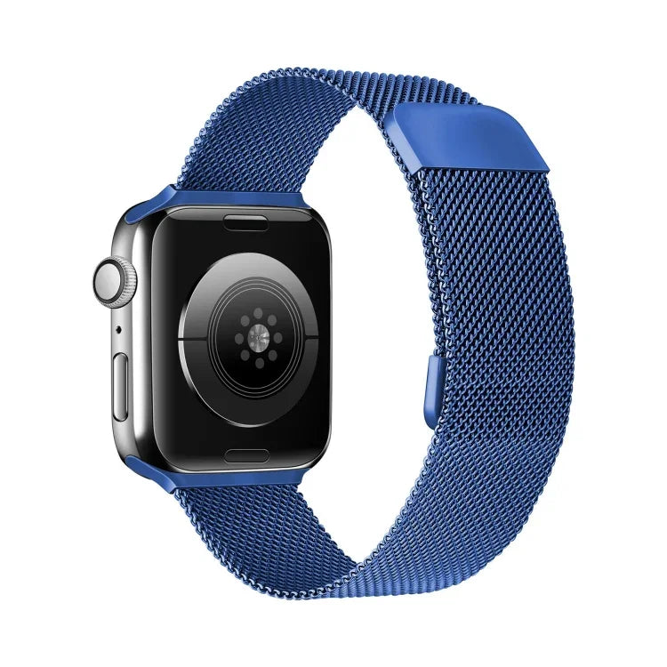 Doppelteiliges Milanaise-Armband mit Magnetverschluss für Apple Watch Series 7 (45 mm), 6, SE, 5, 4 (44 mm), 3, 2, 1 (42 mm) und 7 (41 mm), 6, SE, 5, 4 (40 mm) sowie 3, 2, 1 (38 mm).