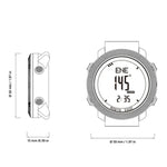 NORTH EDGE Multifunktionale Wasserdichte Outdoor-Sport-Smartwatch, Unterstützt Feuchtigkeitsmessung / Wettervorhersage / Geschwindigkeitsmessung, Silikonarmband