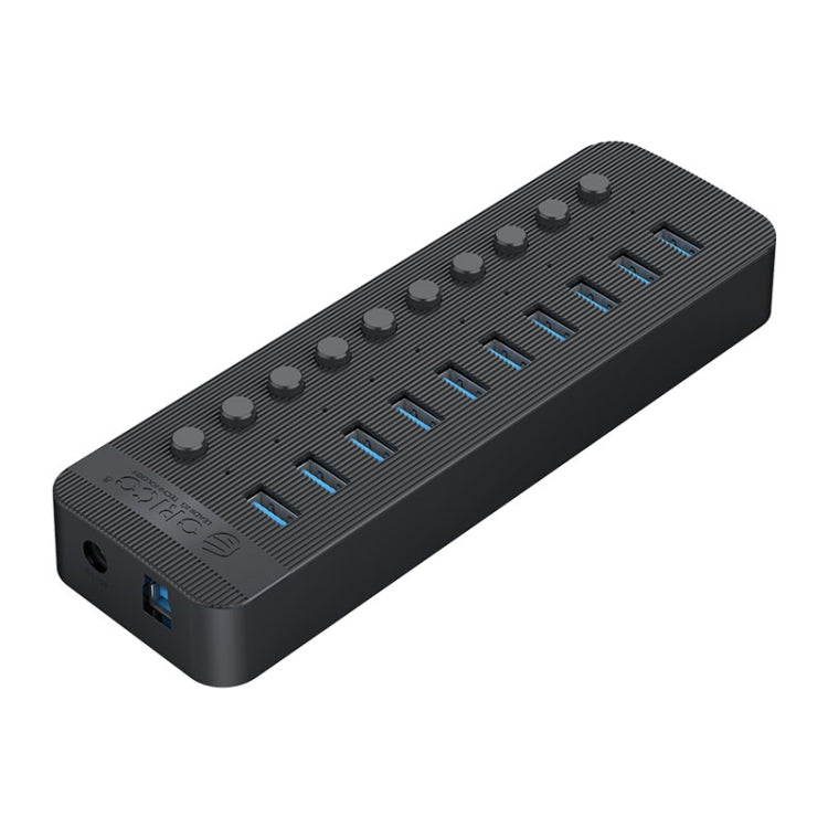 ORICO CT2U3-10AB-WH 10-in-1 Kunststoffstreifen Multi-Port USB-HUB mit Einzelschaltern, CT2U3-10AB-BK AU-Stecker, CT2U3-10AB-WH AU-Stecker, CT2U3-10AB-BK UK-Stecker, CT2U3-10AB-WH UK-Stecker, CT2U3-10AB-BK EU-Stecker, CT2U3-10AB-WH EU-Stecker
