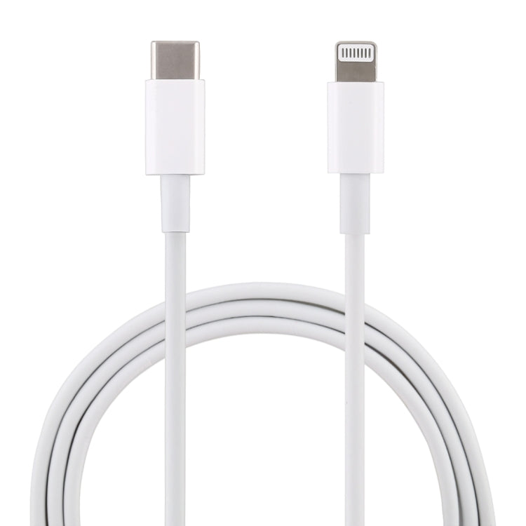 12W 5V/2A USB-C / Typ-C auf 8 Pin PD Schnellladekabel, Kabellänge: 1m, 12W 5V/2A