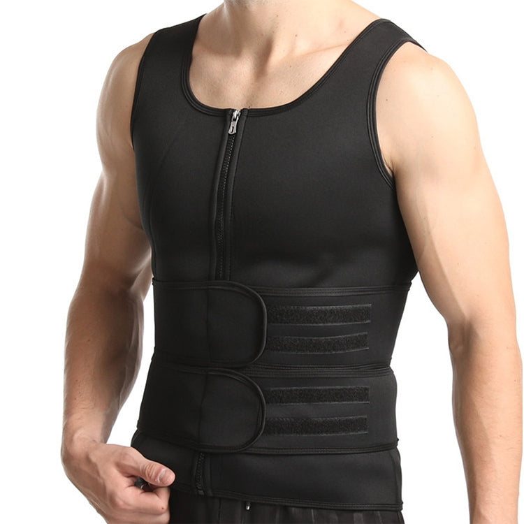 Neopren-Sport-Bodyformer-Weste für Herren, Taillenformer-Korsett, S, M, L, XL, XXL, XXXL