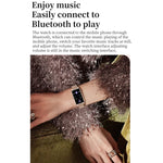 ZX19 Damen-Smartwatch mit 1,45-Zoll-HD-Bildschirm, Bluetooth 5.0, IP68 wasserdicht, unterstützt Schlafüberwachung, Menstruationszyklus-Erinnerung, Herzfrequenzmessung und Blutsauerstoffmessung, Armband: Milanaise