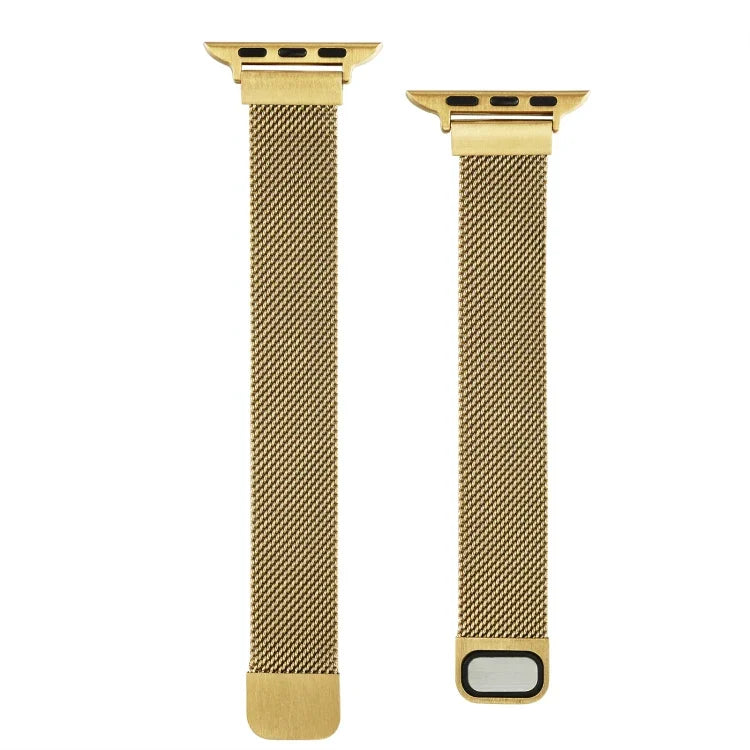 Schmale, zweiteilige Milanaise-Ersatzarmbänder für Apple Watch Series 7 (45 mm), 6, SE, 5, 4 (44 mm), 3, 2, 1 (42 mm) und 7 (41 mm), 6, SE, 5, 4 (40 mm) sowie 3, 2, 1 (38 mm).