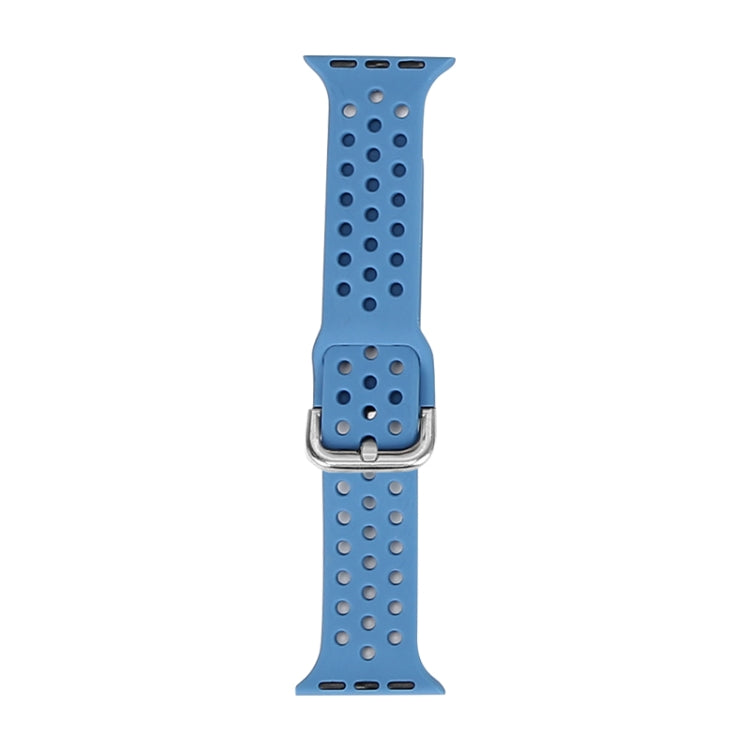 Silikon-Ersatzarmband für Apple Watch Series, 7 45mm / 6 & SE & 5 & 4 44mm / 3 & 2 & 1 42mm