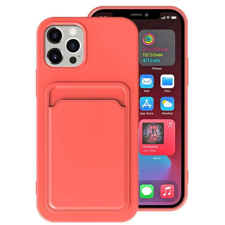 TPU + Flannel Lining Shockproof Case with Card Slots, For iPhone 13 mini, For iPhone 13, For iPhone 13 Pro, For iPhone 13 Pro Max