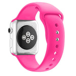 Doppelnagel Silikon Ersatzarmband Uhrenarmband für Apple Watch Series, 7 45mm / 6 & SE & 5 & 4 44mm / 3 & 2 & 1 42mm, 7 41mm / 6 & SE & 5 & 4 40mm / 3 & 2 & 1 38mm