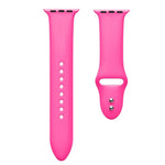 Doppelnagel Silikon Ersatzarmband Uhrenarmband für Apple Watch Series, 7 45mm / 6 & SE & 5 & 4 44mm / 3 & 2 & 1 42mm, 7 41mm / 6 & SE & 5 & 4 40mm / 3 & 2 & 1 38mm