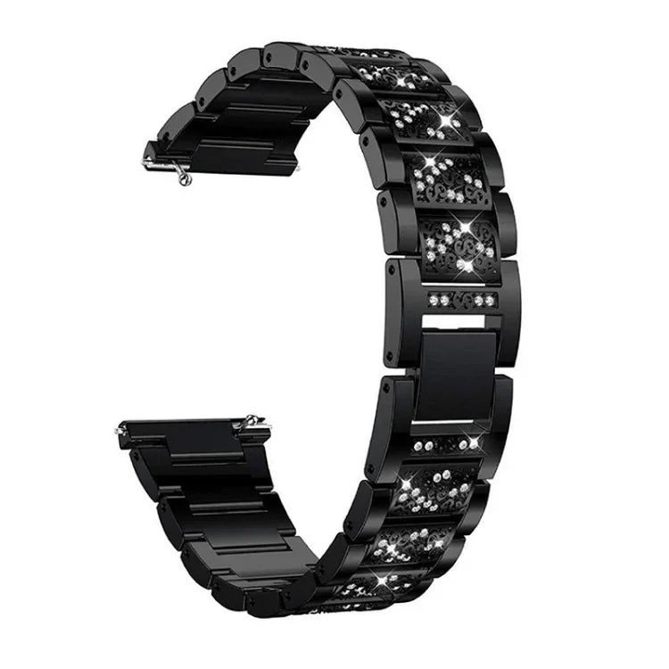 Dreifach-Diamant-Stahl-Ersatzarmband für Samsung Galaxy Watch Active2