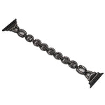 Diamantbesetztes Edelstahl-Ersatzarmband für Apple Watch Series 7 (41 mm), 6, SE, 5, 4 (40 mm), 3, 2, 1 (38 mm) und 7 (45 mm), 6, SE, 5, 4 (44 mm) sowie 3, 2, 1 (42 mm).