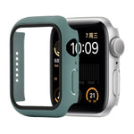 Stoßfeste PC+Hartglas-Schutzhülle mit Kartonverpackung für Apple Watch 44mm (Orange), für Apple Watch Series 6 / 5 / 4 / Watch SE 44mm, für Apple Watch Series 6 & SE & 5 & 4 44mm, für Apple Watch Series 3 & 2 & 1 42mm
