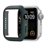 Stoßfeste Schutzhülle aus Polycarbonat und gehärtetem Glas mit Kartonverpackung für Apple Watch 44 mm (Orange), Apple Watch Series 6/5/4/Watch SE 40 mm, Apple Watch Series 3/2/1 38 mm