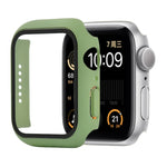 Stoßfeste Schutzhülle aus Polycarbonat und gehärtetem Glas mit Kartonverpackung für Apple Watch 44 mm (Orange), Apple Watch Series 6/5/4/Watch SE 40 mm, Apple Watch Series 3/2/1 38 mm