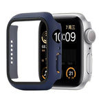 Stoßfeste Schutzhülle aus Polycarbonat und gehärtetem Glas mit Kartonverpackung für Apple Watch 44 mm (Orange), Apple Watch Series 6/5/4/Watch SE 40 mm, Apple Watch Series 3/2/1 38 mm