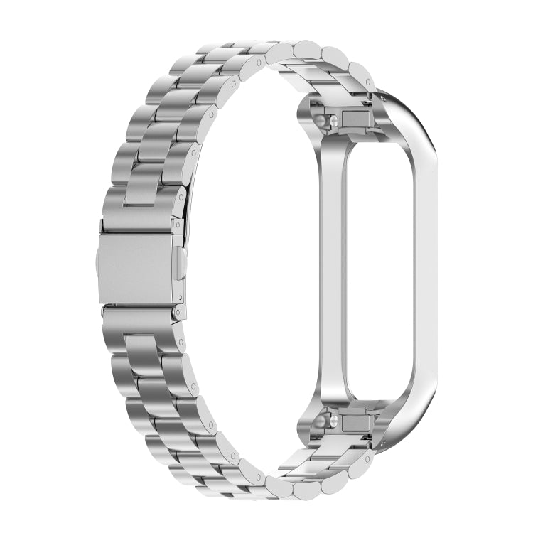 Uhrenarmband aus Stahl mit Dreifachperlen, Ersatzband für Samsung Galaxy Fit2 SM-R220