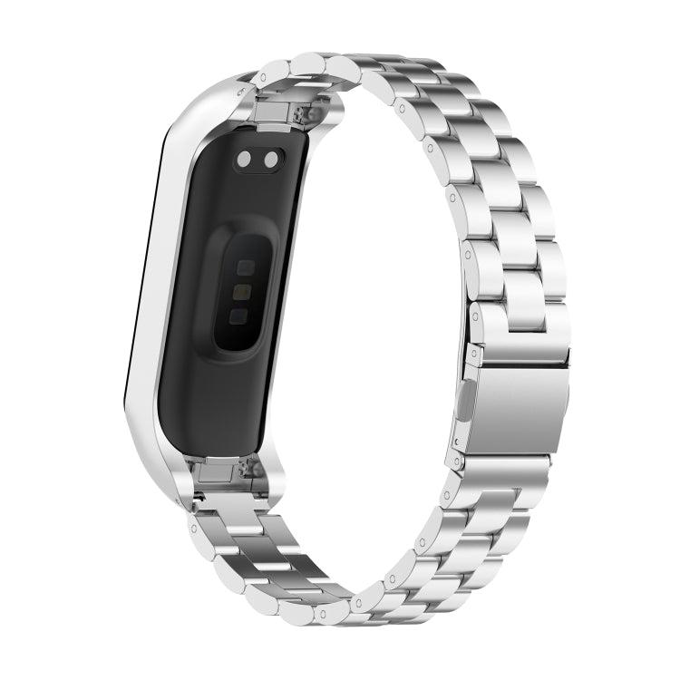 Uhrenarmband aus Stahl mit Dreifachperlen, Ersatzband für Samsung Galaxy Fit2 SM-R220