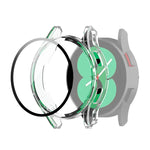 Schutzhülle aus Polycarbonat mit Schutzglasfolie, für Samsung Galaxy Watch4 40 mm und 44 mm