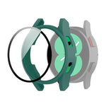 Schutzhülle aus Polycarbonat mit Schutzglasfolie, für Samsung Galaxy Watch4 40 mm und 44 mm