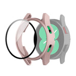 Schutzhülle aus Polycarbonat mit Schutzglasfolie, für Samsung Galaxy Watch4 40 mm und 44 mm