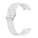 Silikon-Armband mit runder Dornschließe, silberfarben, Ersatzarmband, silberne runde Dornschließe