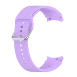 Silikon-Armband mit runder Dornschließe, silberfarben, Ersatzarmband, silberne runde Dornschließe