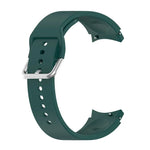 Silikon-Armband mit runder Dornschließe, silberfarben, Ersatzarmband, silberne runde Dornschließe