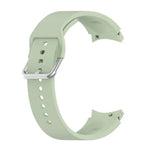 Silikon-Armband mit runder Dornschließe, silberfarben, Ersatzarmband, silberne runde Dornschließe