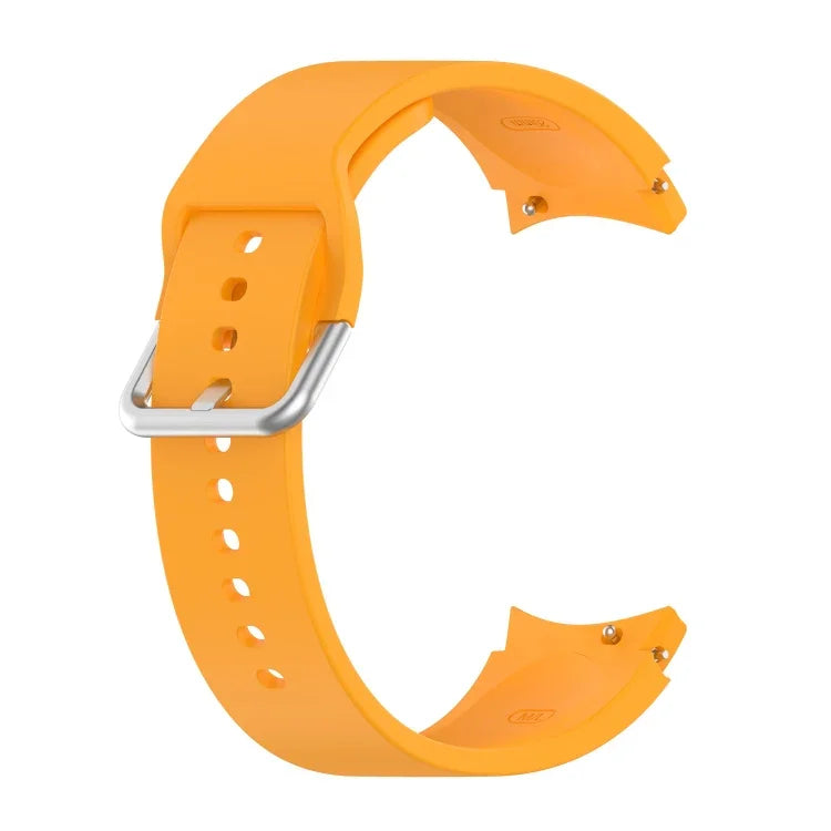 Silikon-Armband mit runder Dornschließe, silberfarben, Ersatzarmband, silberne runde Dornschließe