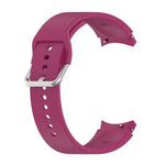 Silikon-Armband mit runder Dornschließe, silberfarben, Ersatzarmband, silberne runde Dornschließe