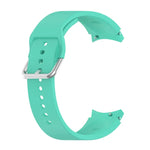 Silikon-Armband mit runder Dornschließe, silberfarben, Ersatzarmband, silberne runde Dornschließe