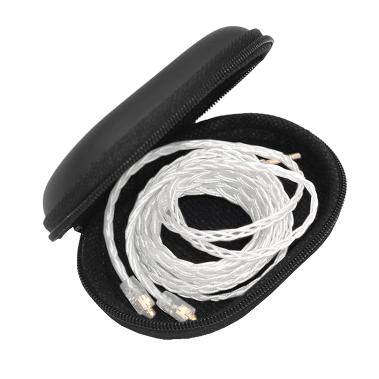 KZ tragbare PU-Leder ovale Datenkabel-Ladegerät-Kopfhörer-Aufbewahrungsbox, oval