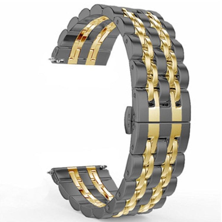 Siebenperlen-Ersatzarmband aus Stahl, 20mm Damenversion, 22mm Herrenversion