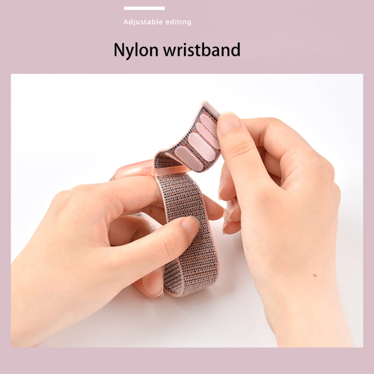 Anti-scratch Shockproof Nylon Bracelet Strap TPU Protective Cover Case, For AirTag