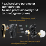 KZ ZAS 16-Einheiten Ring-Eisen In-Ear Kabelgebundene Kopfhörer,, ZAS Standardversion(Weiß), ZAS Standardversion(Schwarz), ZAS Mikrofonversion(Weiß), ZAS Mikrofonversion(Schwarz)