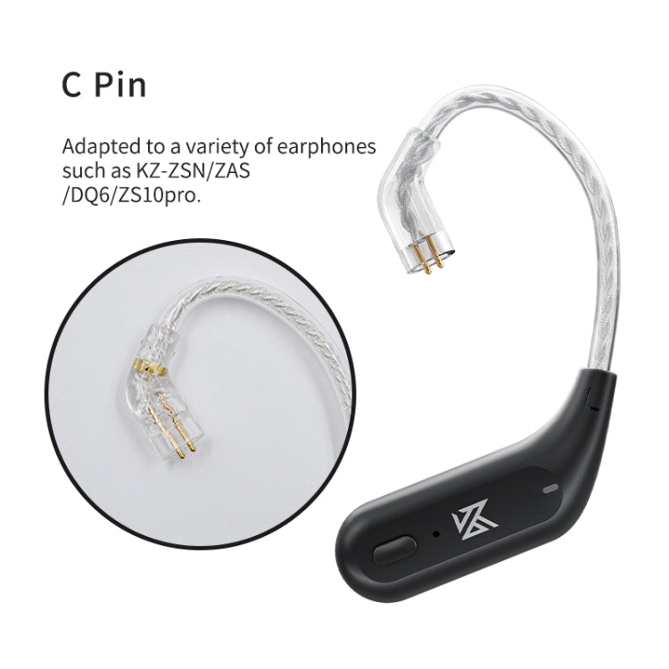 KZ AZ09 Bluetooth Headset Ohrbügel 5.2 Kabelloses Bluetooth-Modul Upgrade-Kabel, C, B