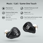 KZ SA08 Kabellose Vier-Einheiten 5BA Balanced Armature Bluetooth In-Ear TWS Kopfhörer, SA08