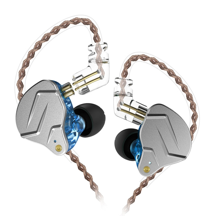 KZ ZSN Pro Ring-Eisen Hybrid-Antrieb Metall In-Ear Kabelgebundene Kopfhörer,, ZSN Mikrofonversion(Lila), ZSN Standardversion(Grau), ZSN Standardversion(Blau), ZSN Standardversion(Lila), ZSN Mikrofonversion(Grau), ZSN Mikrofonversion(Blau)