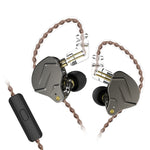 KZ ZSN Pro Ring-Eisen Hybrid-Antrieb Metall In-Ear Kabelgebundene Kopfhörer,, ZSN Mikrofonversion(Lila), ZSN Standardversion(Grau), ZSN Standardversion(Blau), ZSN Standardversion(Lila), ZSN Mikrofonversion(Grau), ZSN Mikrofonversion(Blau)