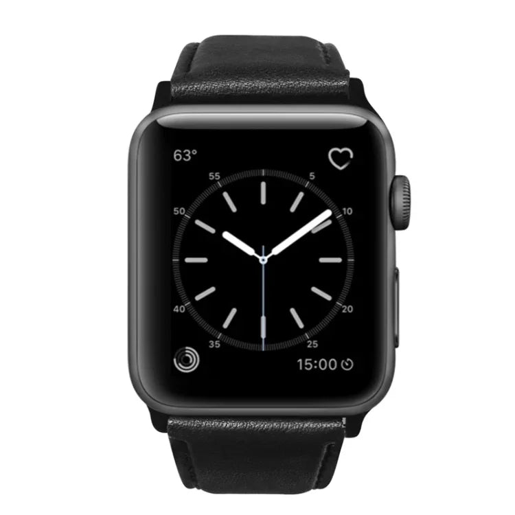 Echtlederarmband mit Ölwachsbehandlung, passend für Apple Watch Series 8 &amp; 7 (41 mm), SE 2 &amp; 6, SE, 5 &amp; 4 (40 mm) und 3 &amp; 2 &amp; 1 (38 mm).